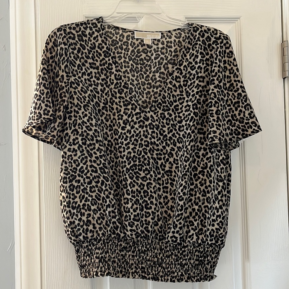 Michael Kors leopard blouse